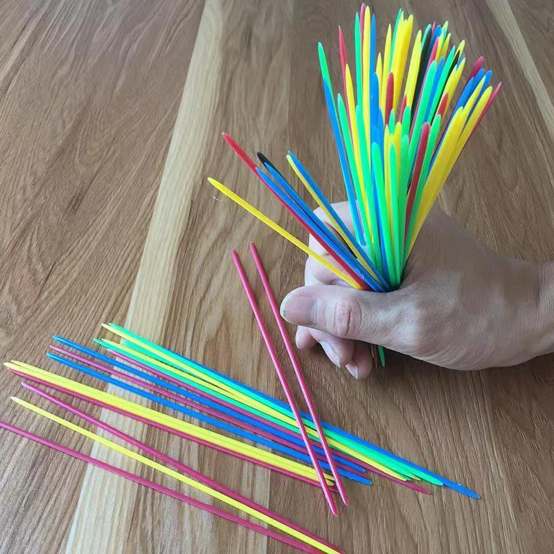 120PCS Pick Up Sticks Game Kids Learning Toys Educational Counting Montessori Math Classroom Supplies Teaching