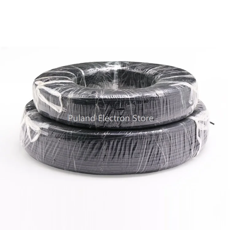 UL2468 블랙 화이트 2 핀 PVC 와이어 28AWG  16AWG, 절연 더블 코어 LED 램프 구리 라인 모니터 연장 전원 케이블