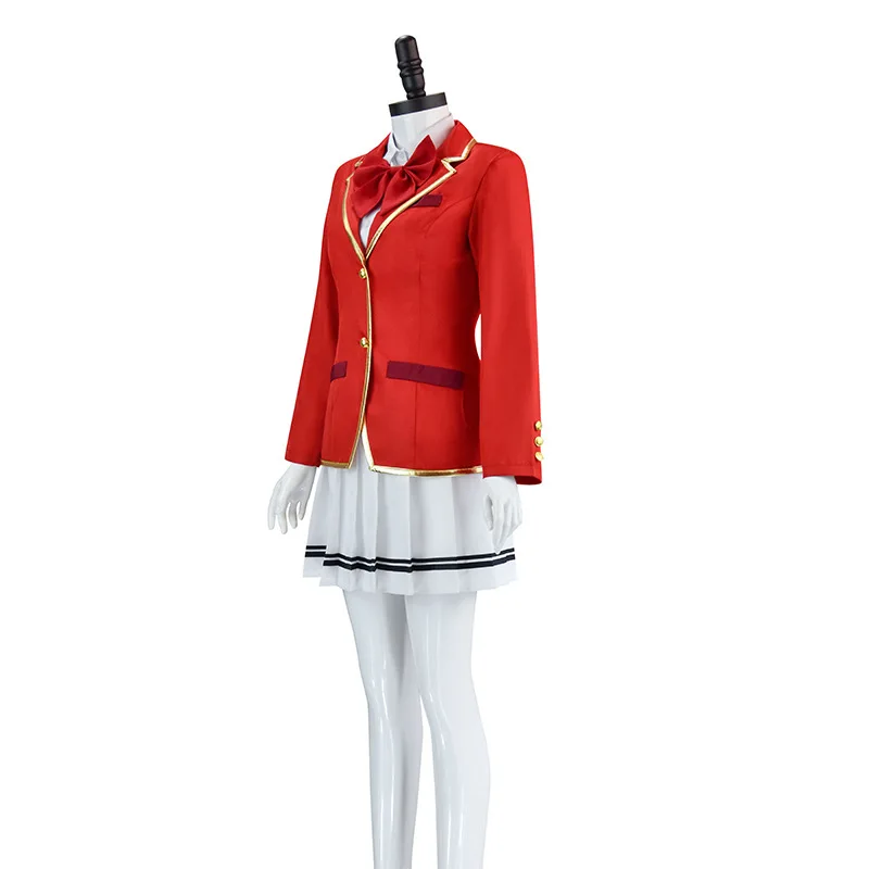  Classroom of The Elite Kiyotaka Ayanokoji School Uniform  Cosplay Costume S028 (Custom Size) Red : Clothing, Shoes & Jewelry