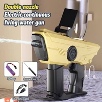 New Double Head Continuous Water Jet Electric Water Gun With Large Capacity Toy Gun For Children To Splash In Summer 1
