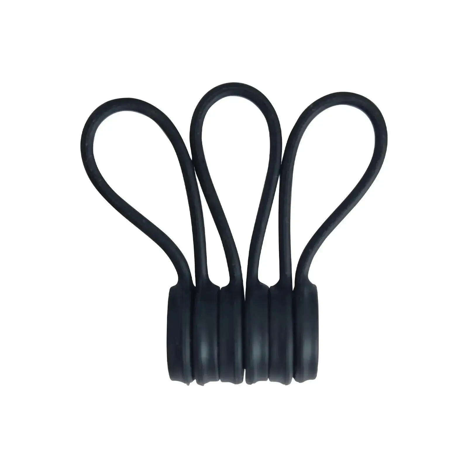 Silicone Magnetic Cable Ties Silicone Management Ties Magnet Twist Ties Reusable Cord Clips Bundling Organizing Headphones Cord