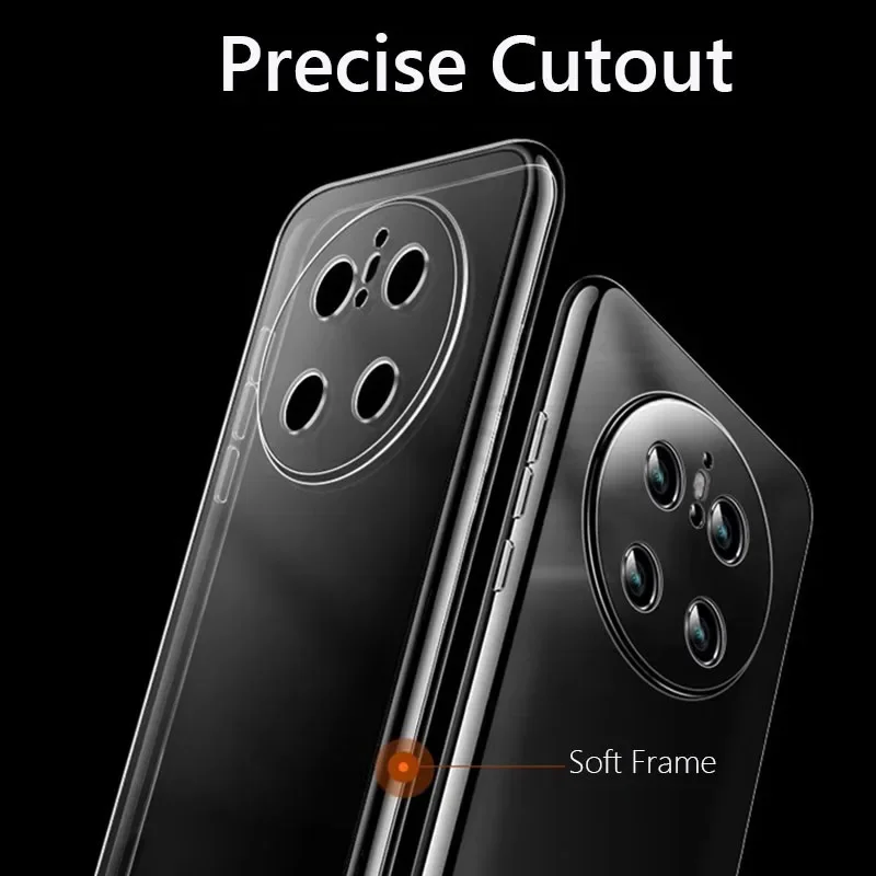 Clear Transparent Slim Soft TPU Phone Case