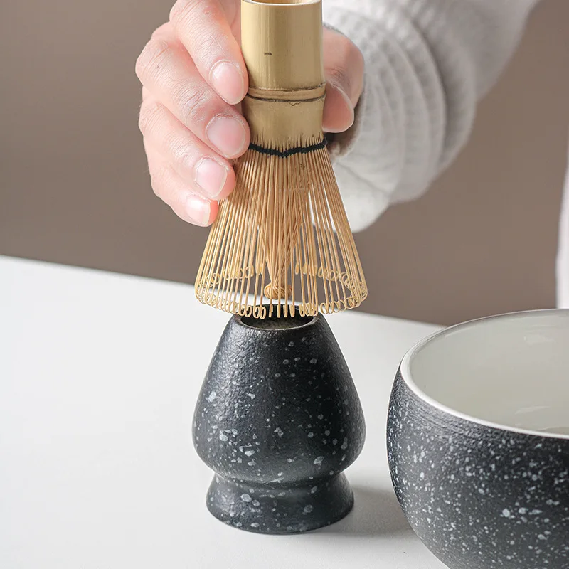 10pcs/set Matcha White Tea Whisk Teaware Japanese Ceremony Bamboo Chasen Tea Tool Brush Exquisite Matcha Kit Teawares