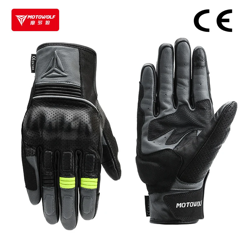 Men\'s Leather Summer Motorcycle Gloves Motorbike 오토바이 장갑 Luvas Motocicleta Handschuhe Gant Guantes Moto Verano Luva Motociclista