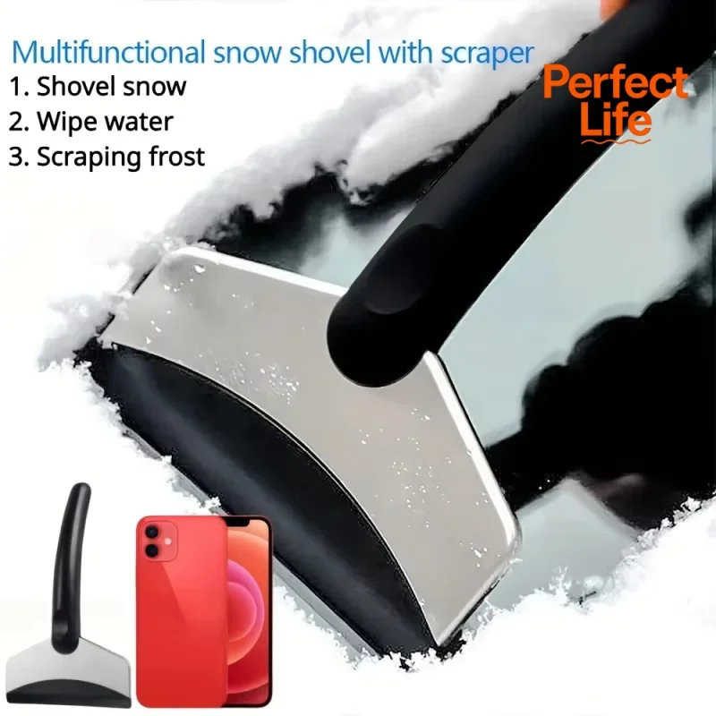 Car Snow Shovel Car Windshield Snow Removal Scraper Ice Shovel Window Cleaning Tool for All Accessories Removal