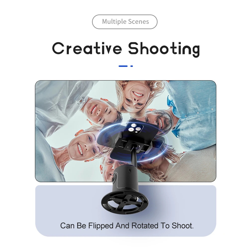 Intelligent Smartphone Stabilizer Selfie Stick Tripod 360 Rotation Phone Gimbal Stabilizer for Live Photography Video Record: 3 - 5 Days Free Delivery Only UK