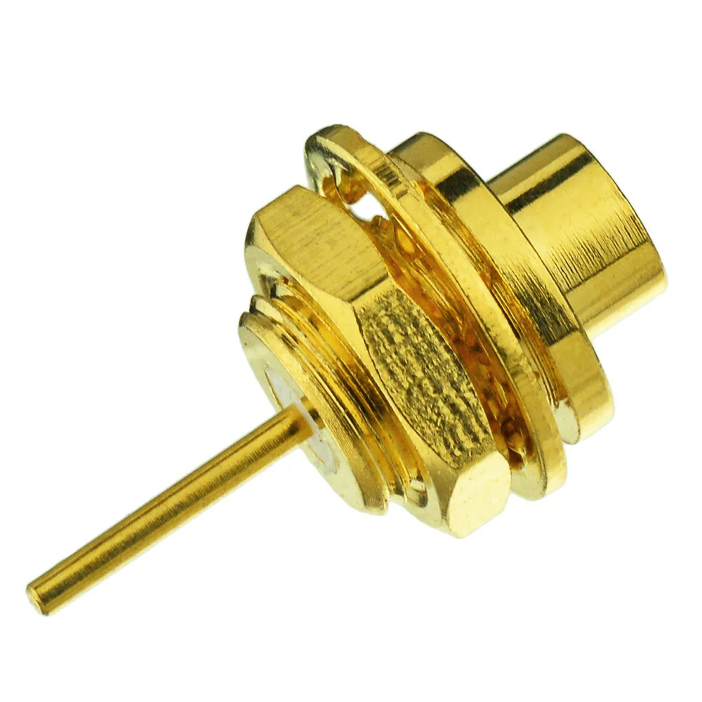 MMCX Panel Mount Female RF Coaxial Connectors for Electronic Components