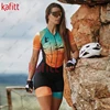 Kafitt Women's Cycling Jersey Summer UV Resistant Stretch Quick Dry Mountain Bike Jersey One Piece Overall Shirt Jumpsuit 1