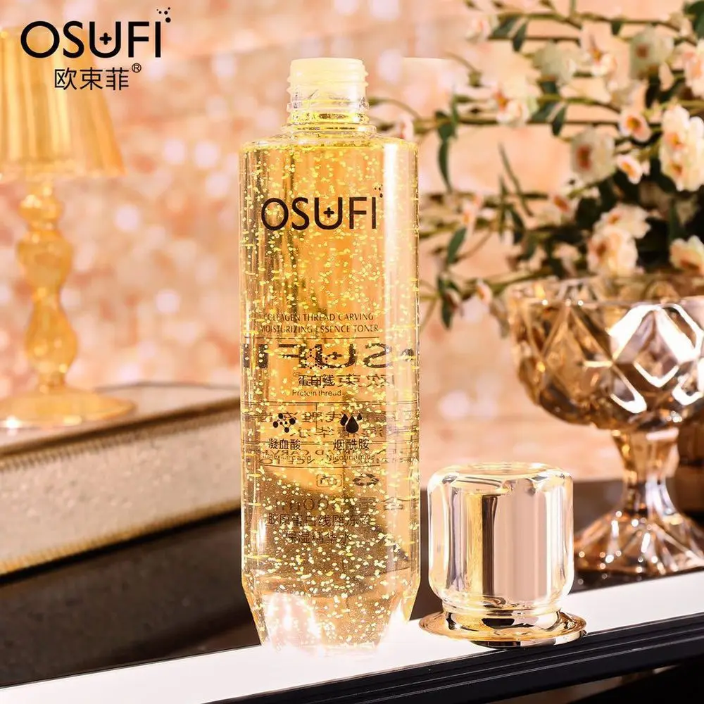 OSUFI Collagen Line Sculpting Essence Face Toner Anti-aging Serum Moisturizing Oil Control Shrink Pores Anti-wrinkle Skin Care