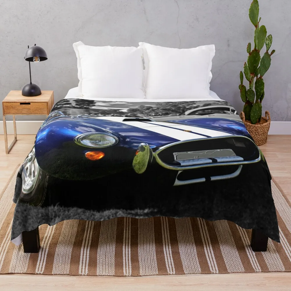 

Blue AC Cobra Throw Blanket Flannels Blanket blankets and blankets Winter bed blankets Hair Blanket