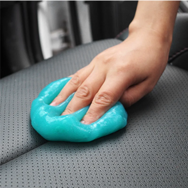 1pcs Car Cleaning Gel Reusable Keyboard Cleaner Gel Automobile Air Vent  Dust Removal Gel Multiuse Dirt Cleaner Slime Auto - AliExpress