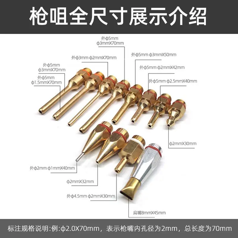 핫 멜트 글루건 키트, DIY 프로젝트 및 빠른 수리용, 1 개의 핫 글루건, 10 PCs 글루스틱 및 10 구리 노즐 포함, 100W