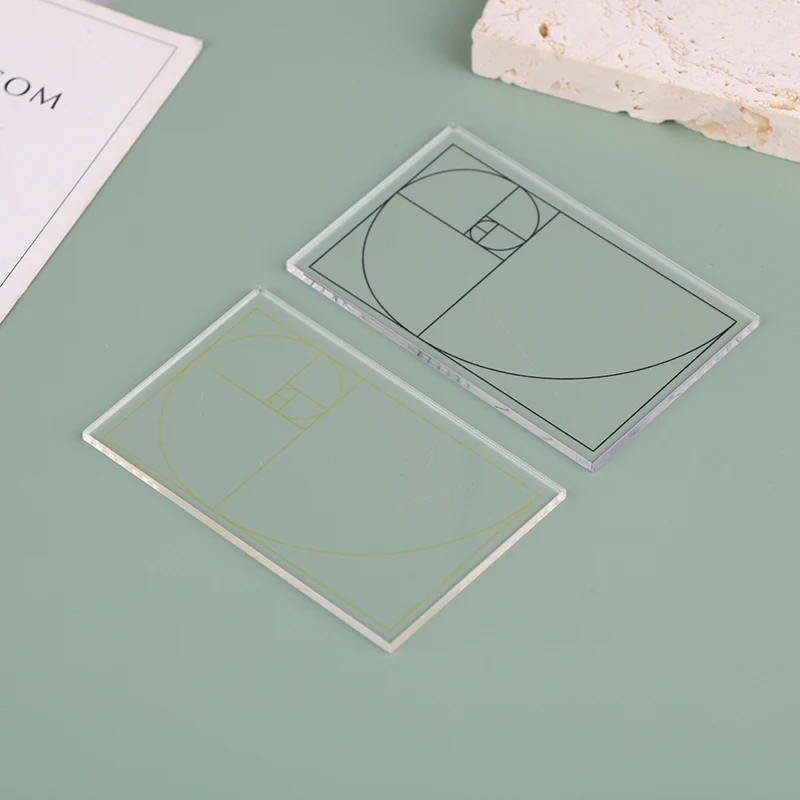 View Finder For Drawing Golden Ratio Painting Tool Viewfinder Art Tool Clear Golden Section Viewer