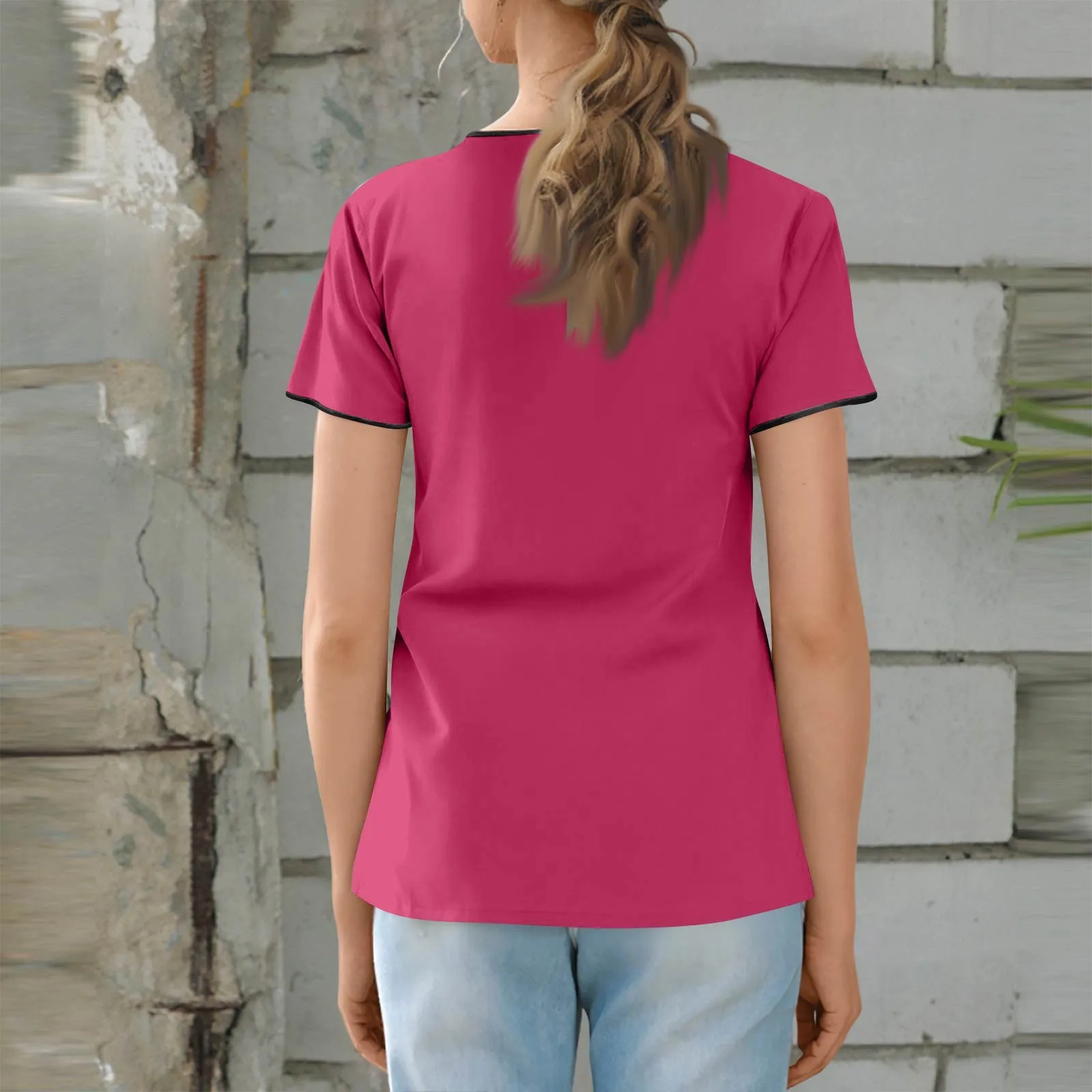 Modischer, einfarbiger Damen-Overall mit V-Ausschnitt und kurzen Ärmeln und Taschen, einfache, leichte, bequeme Oberteile für den Sommer – Detail 22
