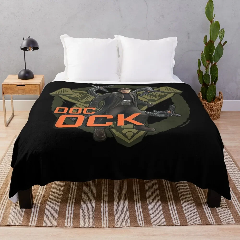 Spider-Man No.Way.Home Doc Ock Tentacless Poster Throw Coperta Large Fluffy Shaggy Luxury Designer Coperte
