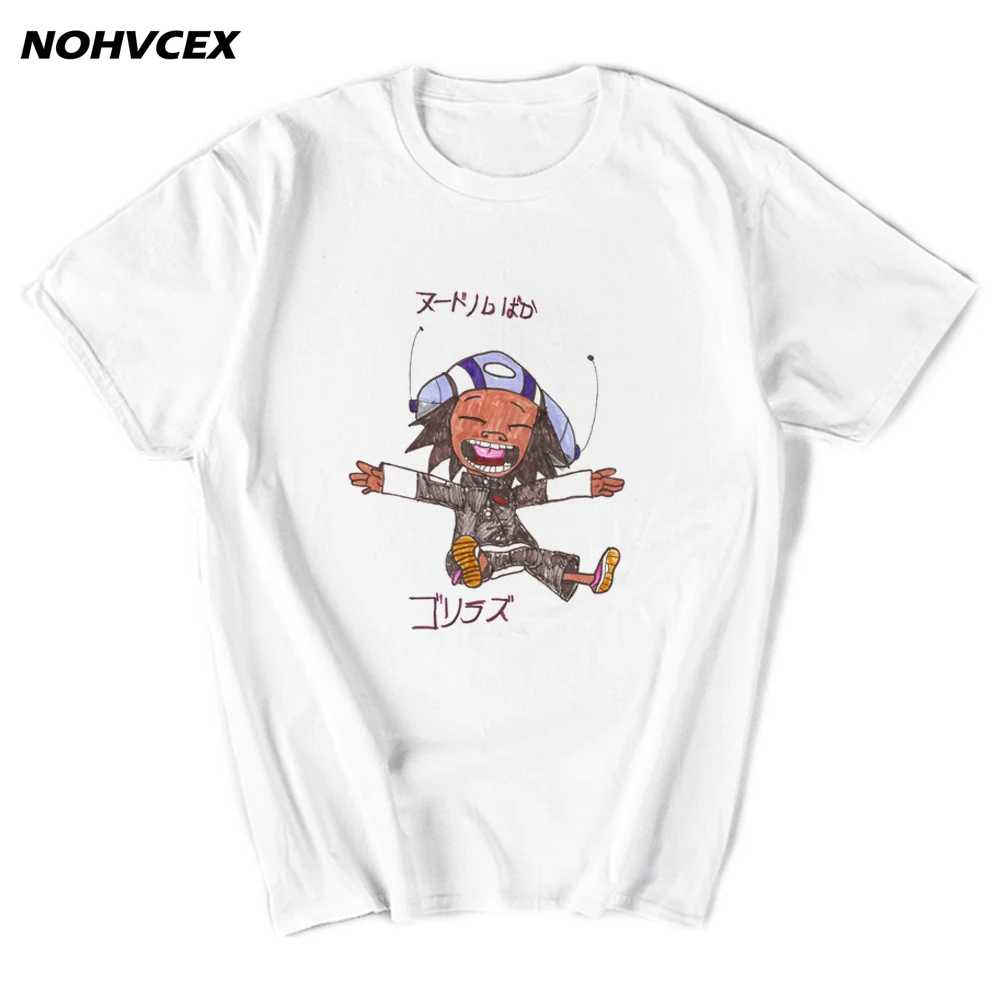 Футболка Gorillaz для взрослых футболки отличного качества мужская рубашка с