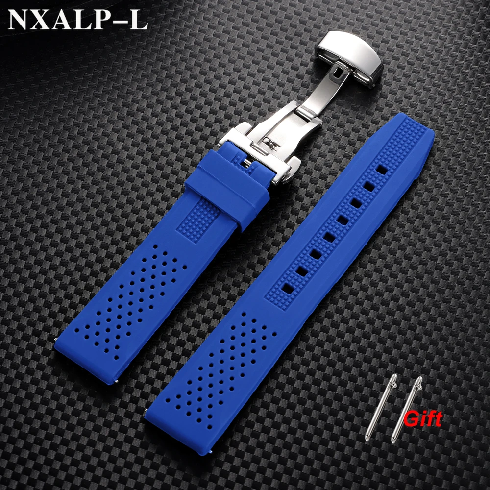 Breathable Silicone Quick Release Universal Watch Strap - Elegant Wristband
