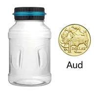 Digital Coin Bank Savings Jar with LCD Counter Digital Coin Bank Piggy Bank Savings Jar Designed for Dollar Euro Pound Aud 2