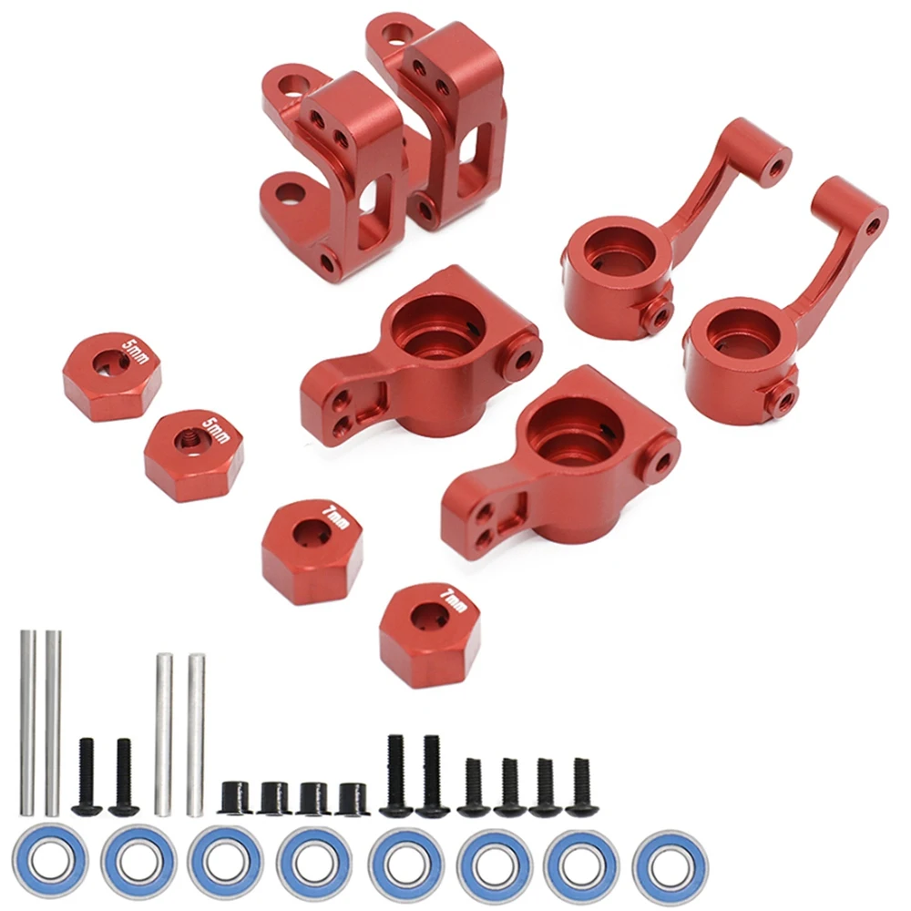 Hot Racing ECT1906 Aluminum Caster Blocks (Blue) - ECX 2WD