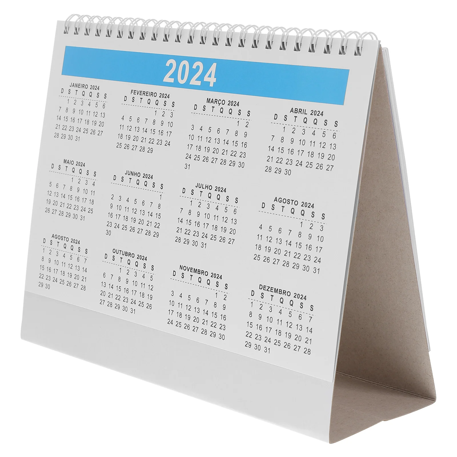 

Book Free Standing Calendar Desktop Desk For Brazil Brazilian Holiday Calendar Portuguese Latin American Tear-off