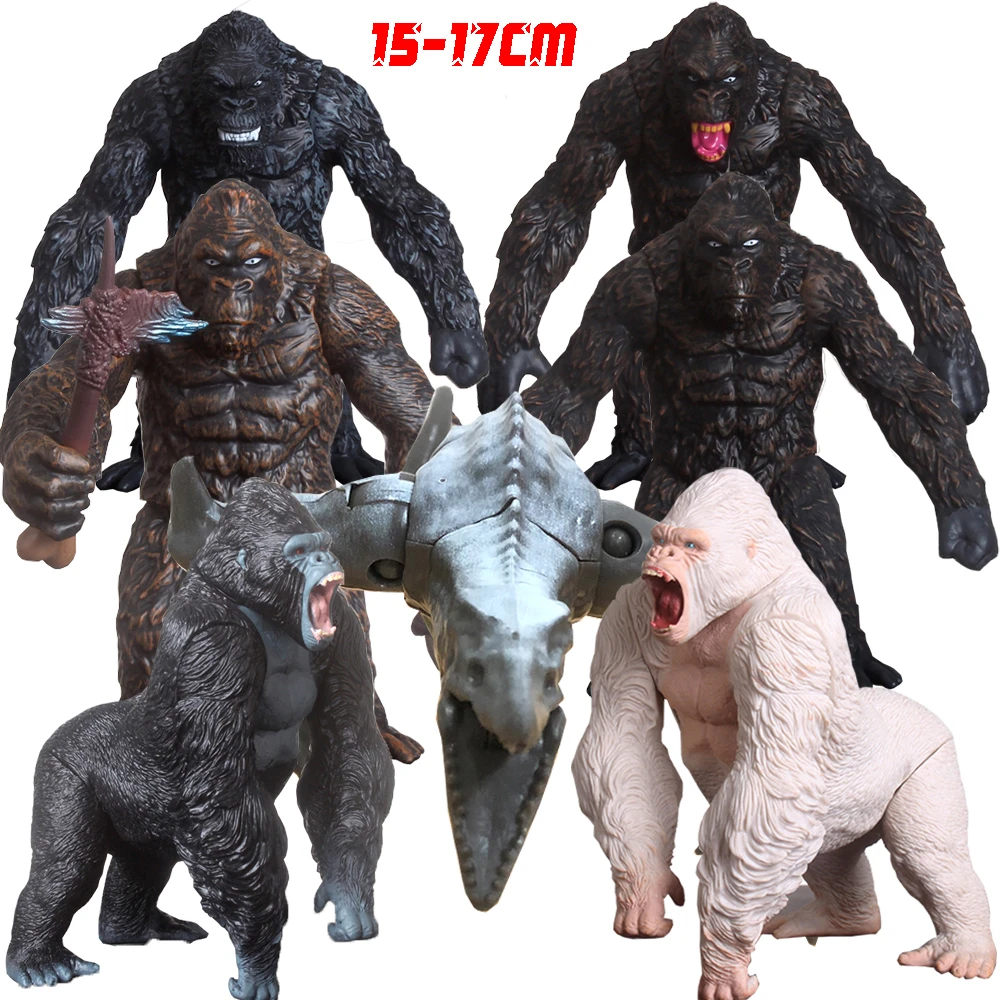 21 Skull Island King Kong Vs Godzilla Super Movable Toy Model Pvc Doll Toy Lova Children S Gift Toy Aliexpress