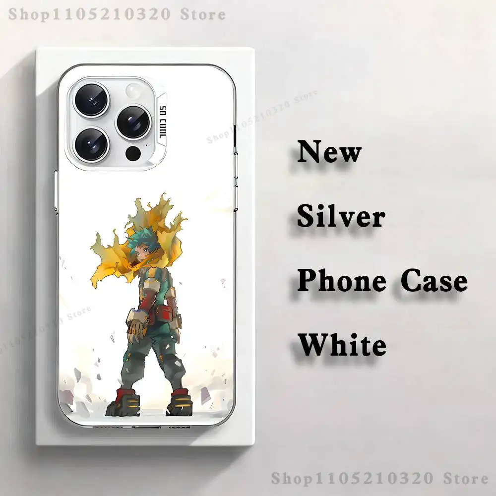 Premium White Matte IMD My H-Hero Academia D-Deku Phone Case
