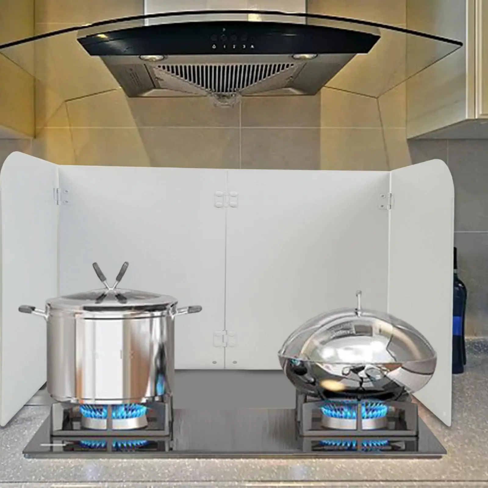 4SidedSplatterGuardAntiSplatterSheetOilBlockforHome