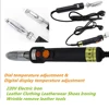 Mini Electric Iron With LED Digital Display Screen for Leatherwear Clothes Leather Shoes Repair Tools 2
