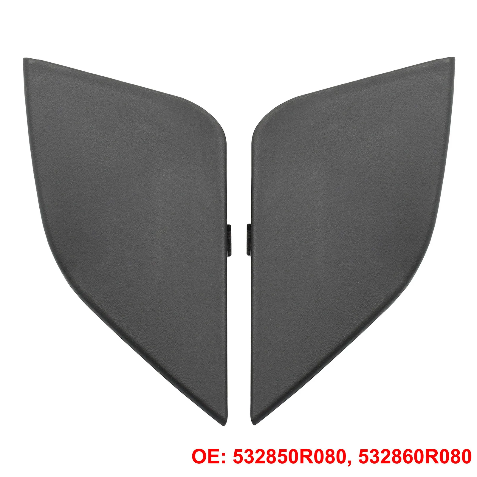 Pair Car Tow Eye Hook Cover Towing Front Bumper Cap For Toyota RAV4 Right Left 532850R080 Lids Auto Parts Accessories