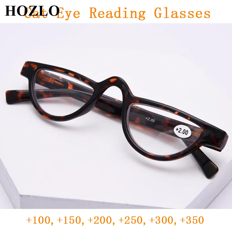 

New Small Cat Eye Reading Glasses for Women Men Europe America Style High Definition Presbyopia Eyeglasses Magnifier +1.0~+3.5