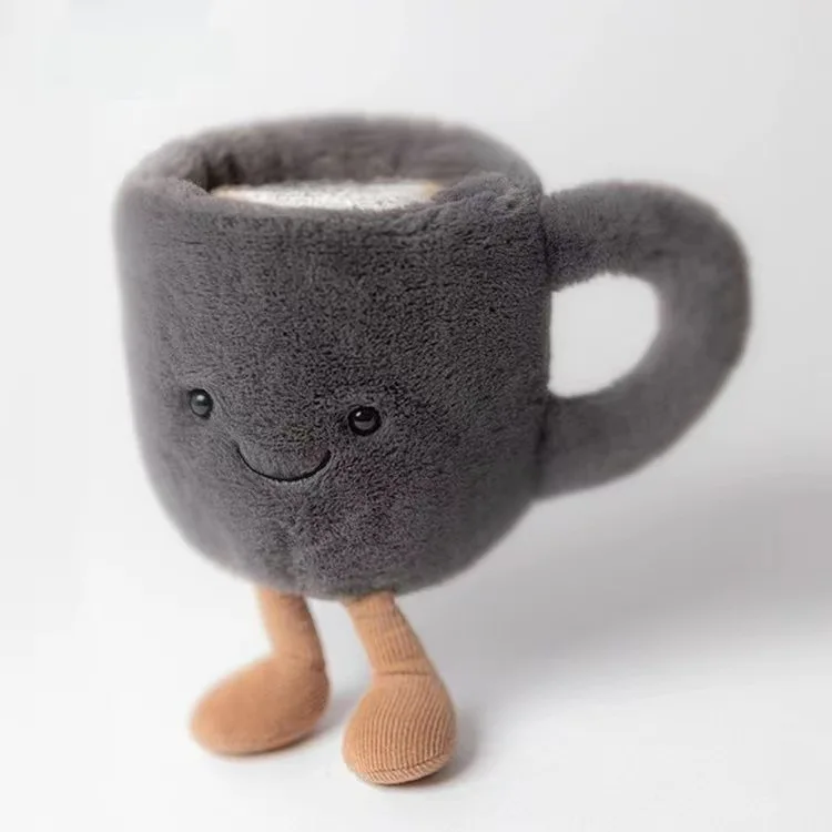 thumbnail image 1 of Jelly Cat Plush Fun Coffee Cup And Coffee Bean Cute Plush Toy Soothing Sleep Plush Doll Trendy Gift Plush Doll Cute Pendant Gift, 1 of 5