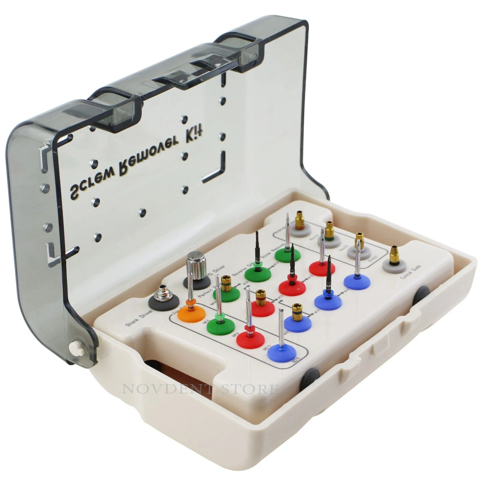 DentalBrokenScrewRemoverKitDentalImplantFixtureFracturedScrew