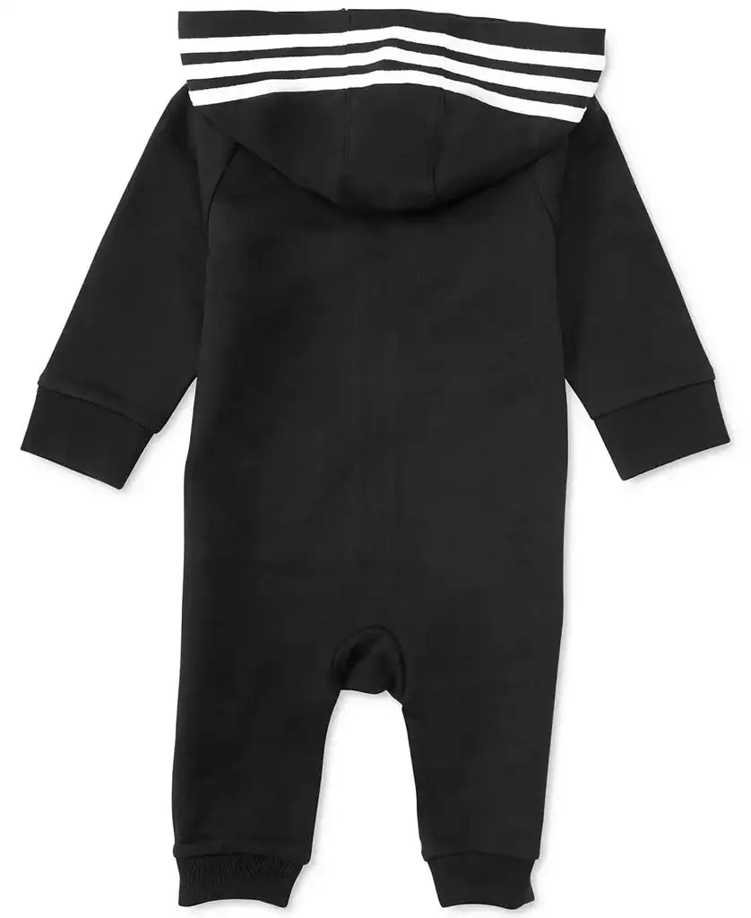 Adidas|Baby Boys or Baby Girls Logo Full Zip Hooded Coverall 2