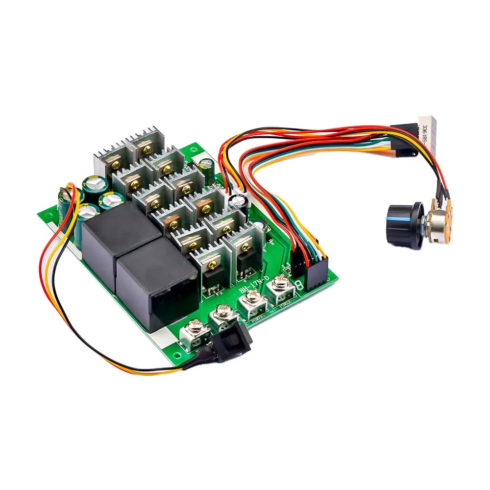 60A 10-55V PWM Speed Controller Module Forward Reversal Adjustable DC Motor 12V 24V 36V 48V MAX 100A Power Supply Accessories