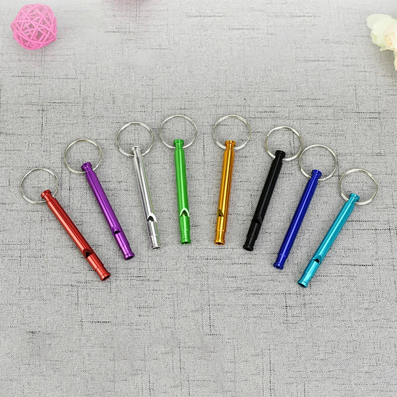 

Outdoor Tools Training Whistle Camping Hiking Multifunctional Aluminum Emergency Survival Whistle Portable Keychain