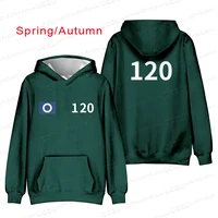 Spring/Autumn Popular Film And Television Hits Korean Drama Cosplay Costume Calamari Games Disguise Men Hoodies Team Sweatshirts 2