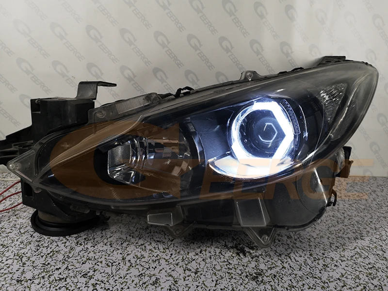 For Mazda 3 Mazda3 Axela BM BN 2013 - 2017 2018 LED Angel Eyes Hex
