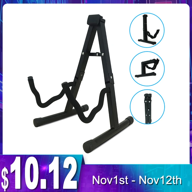 Universal Foldable Portable Guitar Stand Folding Lightweight Tripod