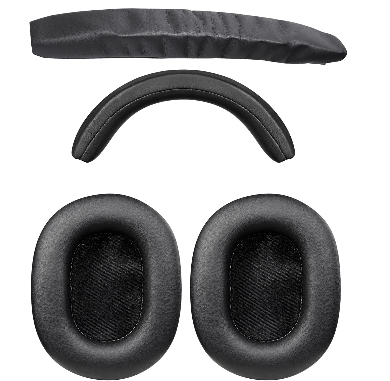 Headband +EarPad Kit for ATH M50X M50XBT M50XBT2 M50 M50S/LE Head Band Replacement Ear Pads Cushions Easy Installation