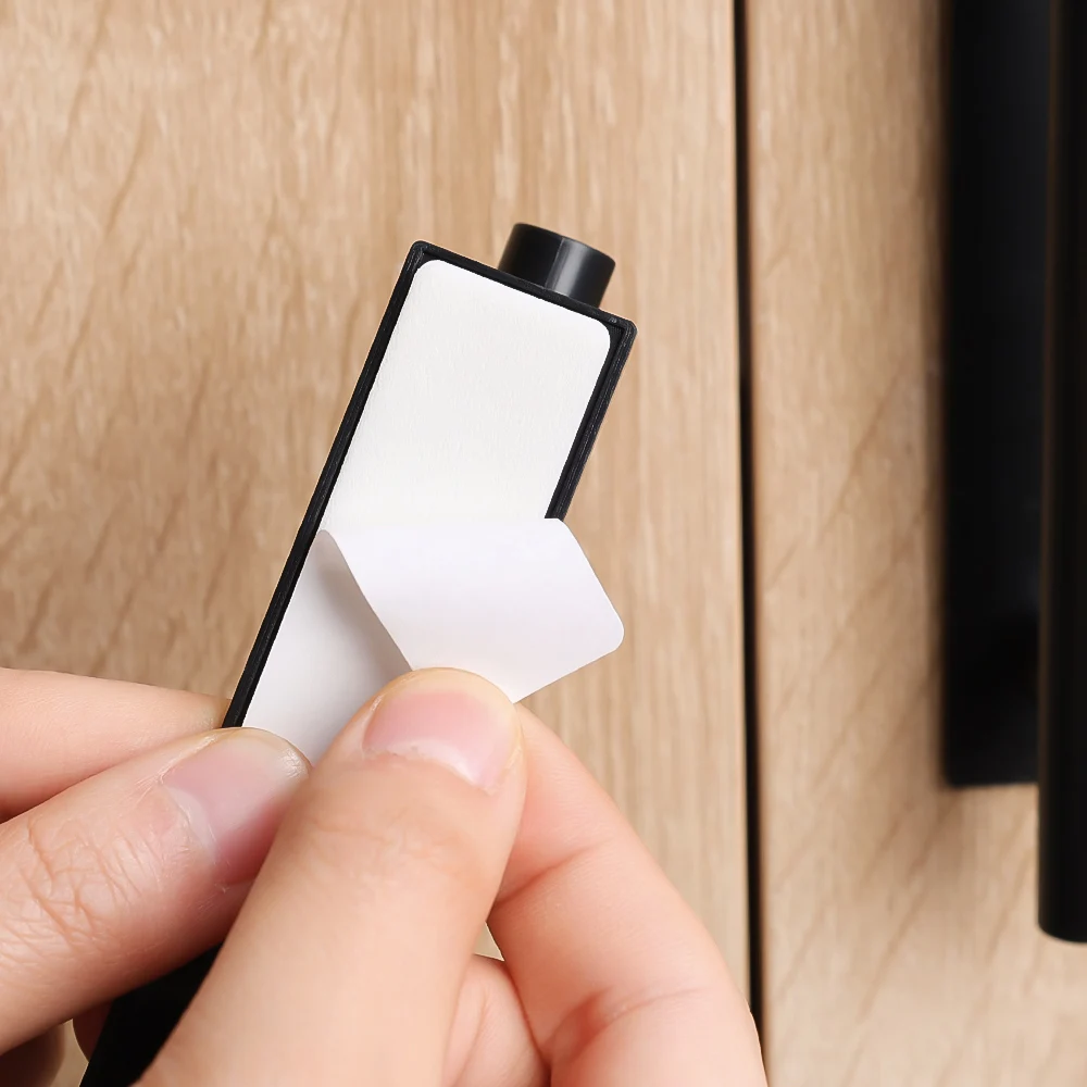 Cabinet Handles Self-adhesive Plastic Traceless For Cabinet Toilet Lid Furniture