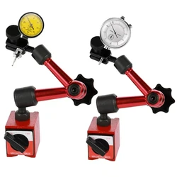 Dial Indicator Magnetic Base Dial Bore Gauge Dial Indicator Holder Micrometer Measure Tools Hour Type Indicator Comparator Watch