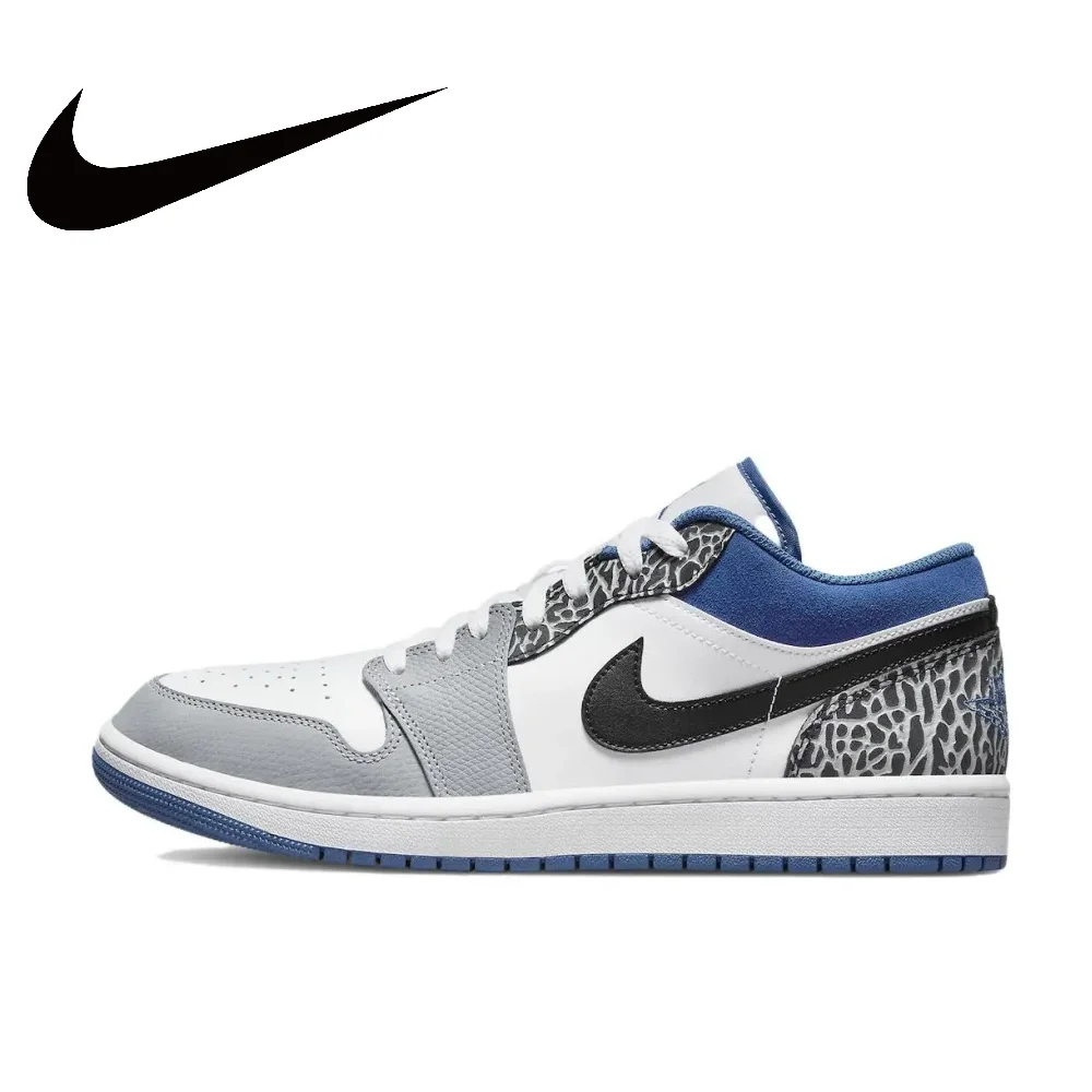 thumbnail image 1 of Zapatillas de baloncesto Nike Original Air Jordan 1 Low Retro de caña baja para hombre, antideslizantes y resistentes al desgaste, 1 of 5