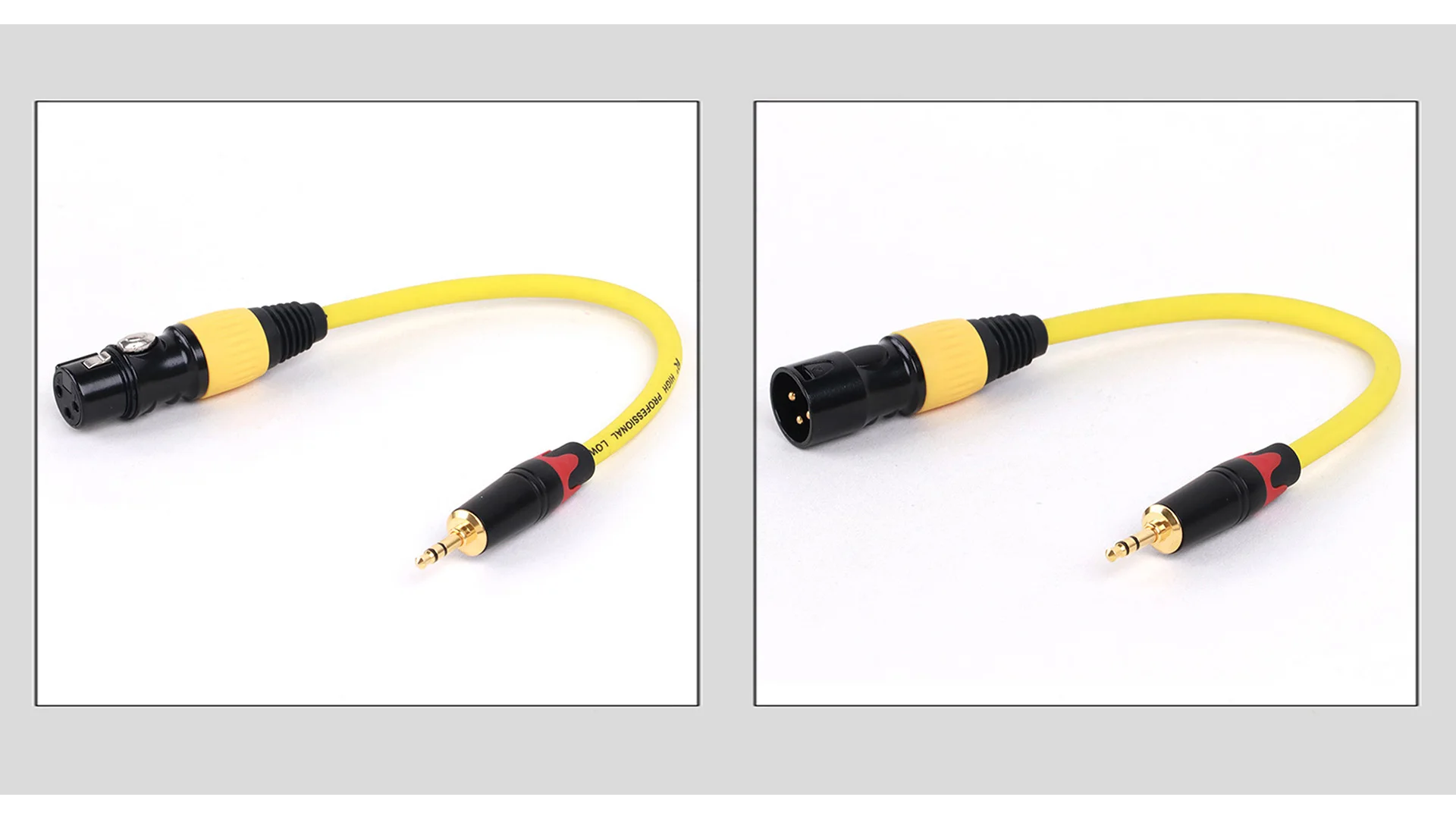 1 Stück buntes xlr männlich/weiblich 3-polig bis 3,5mm(1/8) Stereo-Trs-Stecker-Audio kabel für Mikrofon-Pa-System mischer usw. 0,3 M-25M – Detail 6