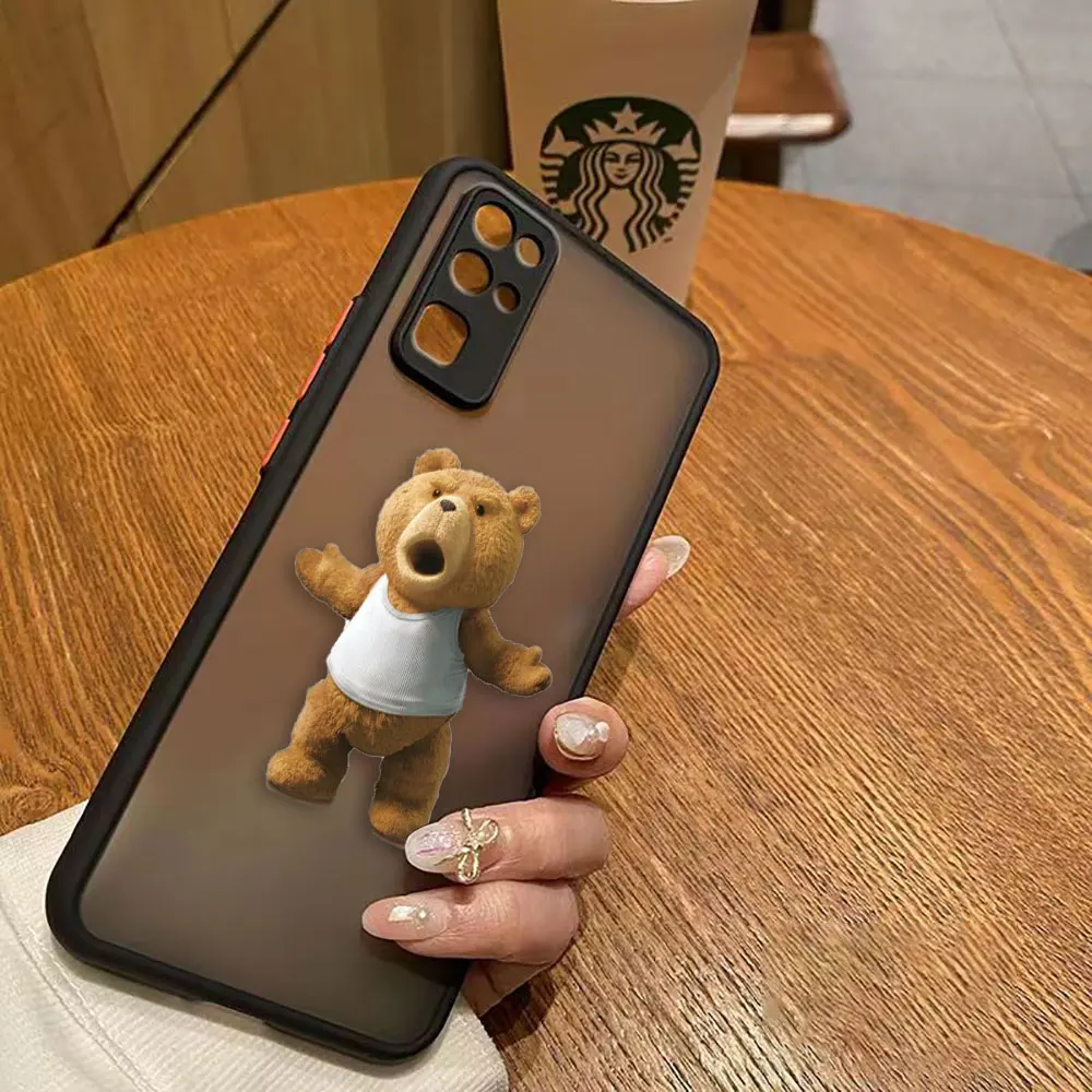 thumbnail image 1 of Funda mate para HONOR 70 50 30S 30 20 8X 9A 9X PLAY 4T X7 X8 X10 5G V40 Funda Coque Capa Shell travieso t-oso de peluche pareja, 1 of 5