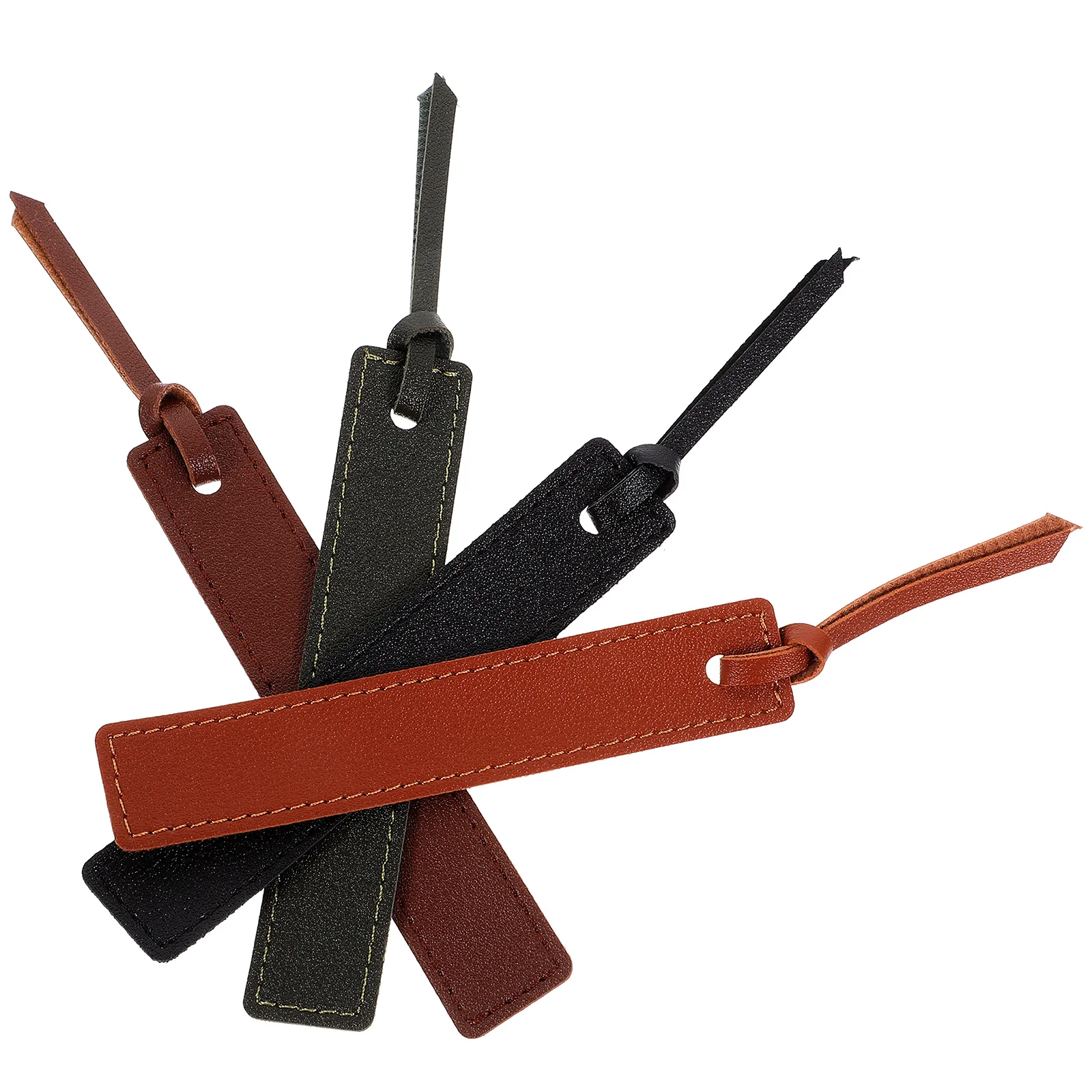 

4 Pcs Personalized Bookmark Bookmarks Tassel Markers Page Divide Tags Reading Pu Student