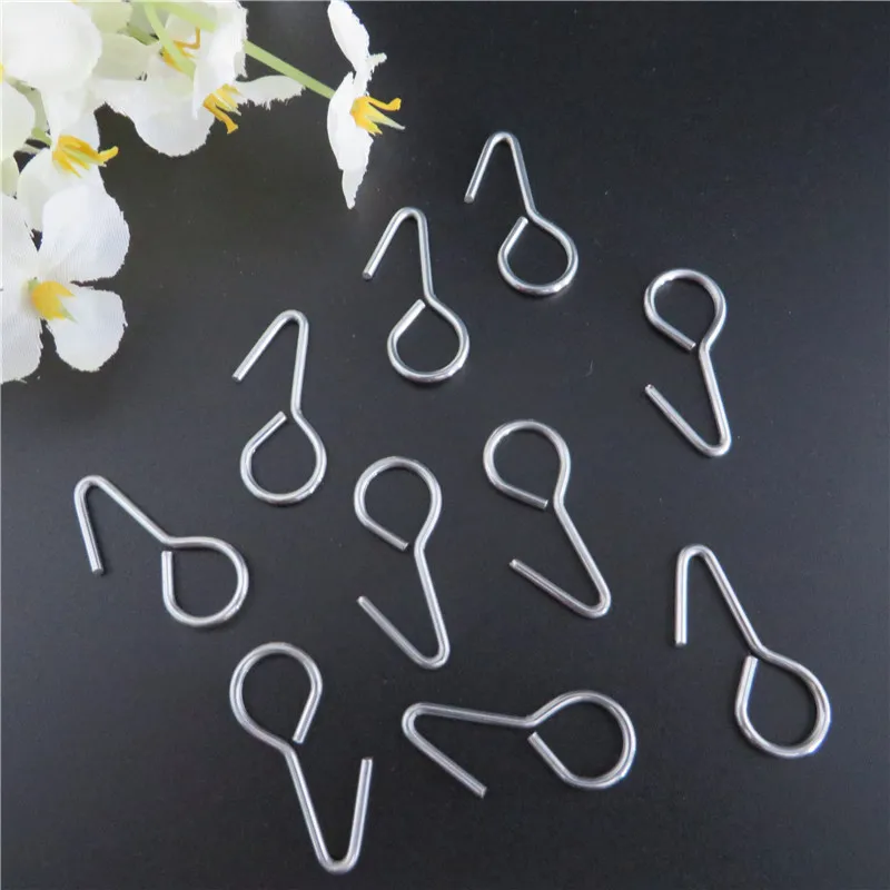 Car Seat Hook Metal S-shaped Hook Multi-functional Car Seat Cover Fixing S Shaped Cover Fastener 50pcs 1.5cm*28mm auto fasteners