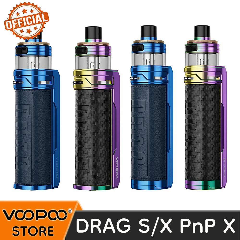Original VOOPOO Drag X/S PnPX Kit 60W Vape 2500mAh Battery 5ml PnPX