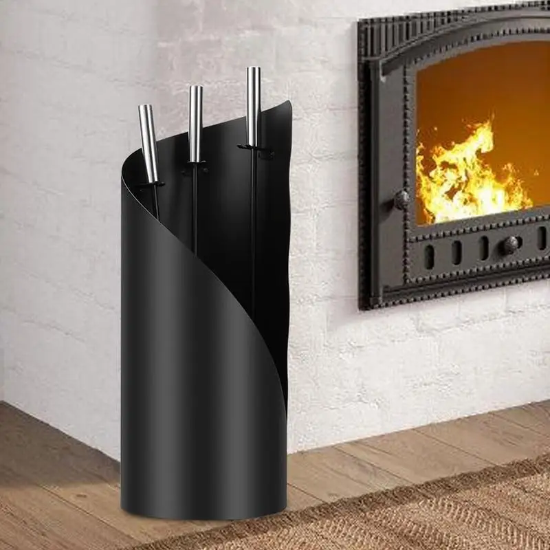 Outdoor Fireplace Tools 4X Modern Fire Pit Tools For Fireplaces Kitchen Fireplace Set Accessories Classic Oven Cutlery
