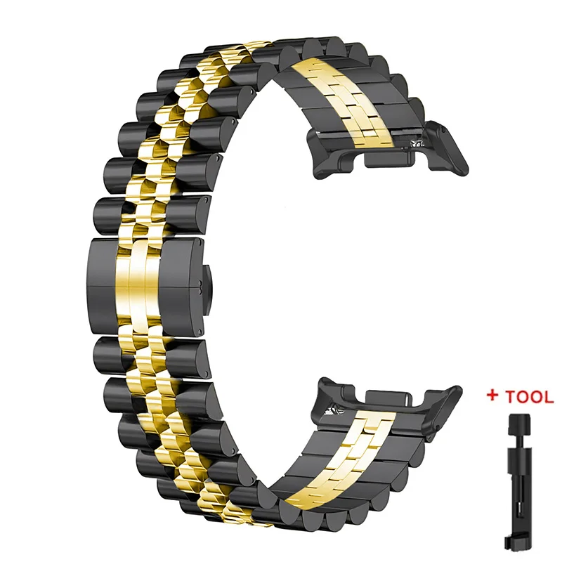 Elegant Stainless Steel Metal Watch Strap Bracelet