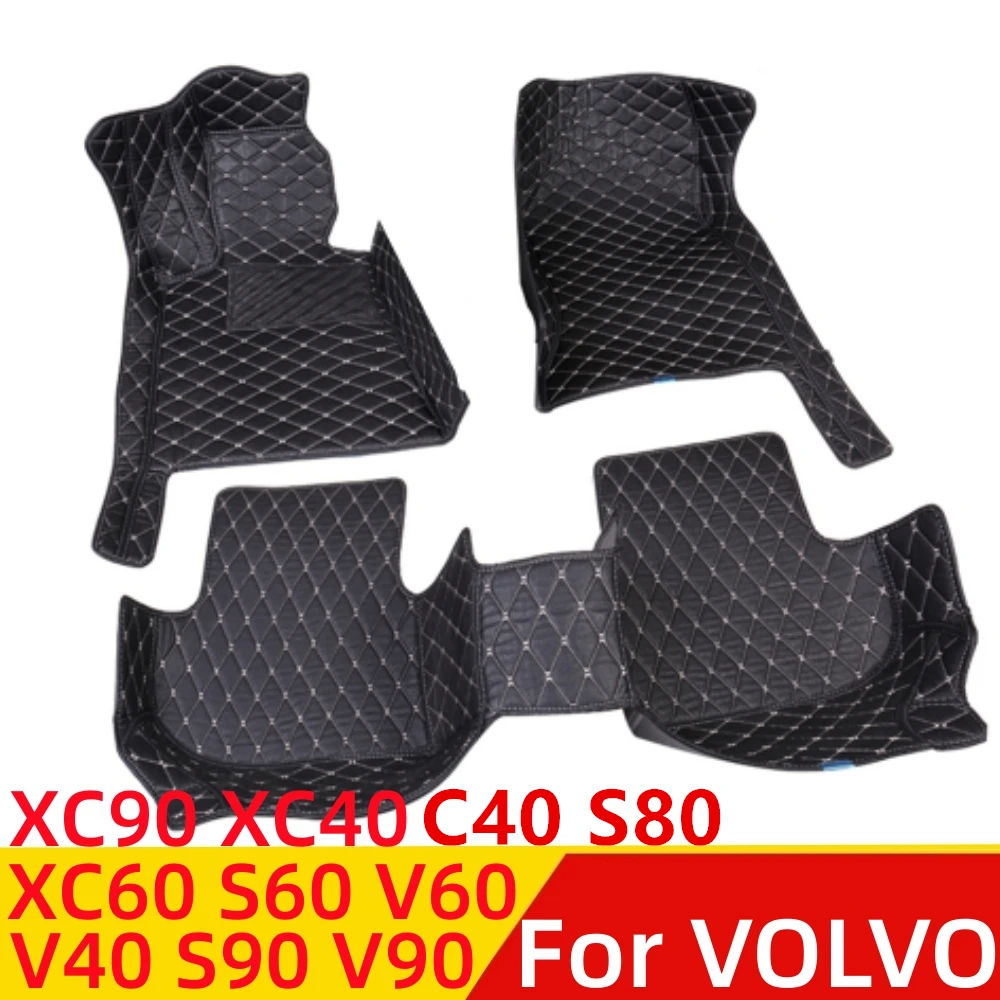 Car Floor Mats For Volvo S40 Xc90 Xc40 Xc60 S60 V60 V40 S90 V90 C30